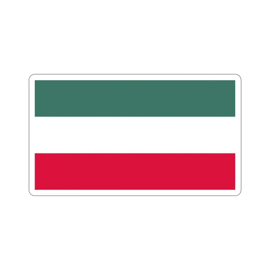 Flag of Gorzów Wielkopolski Poland STICKER Vinyl Die-Cut Decal - The Sticker Space