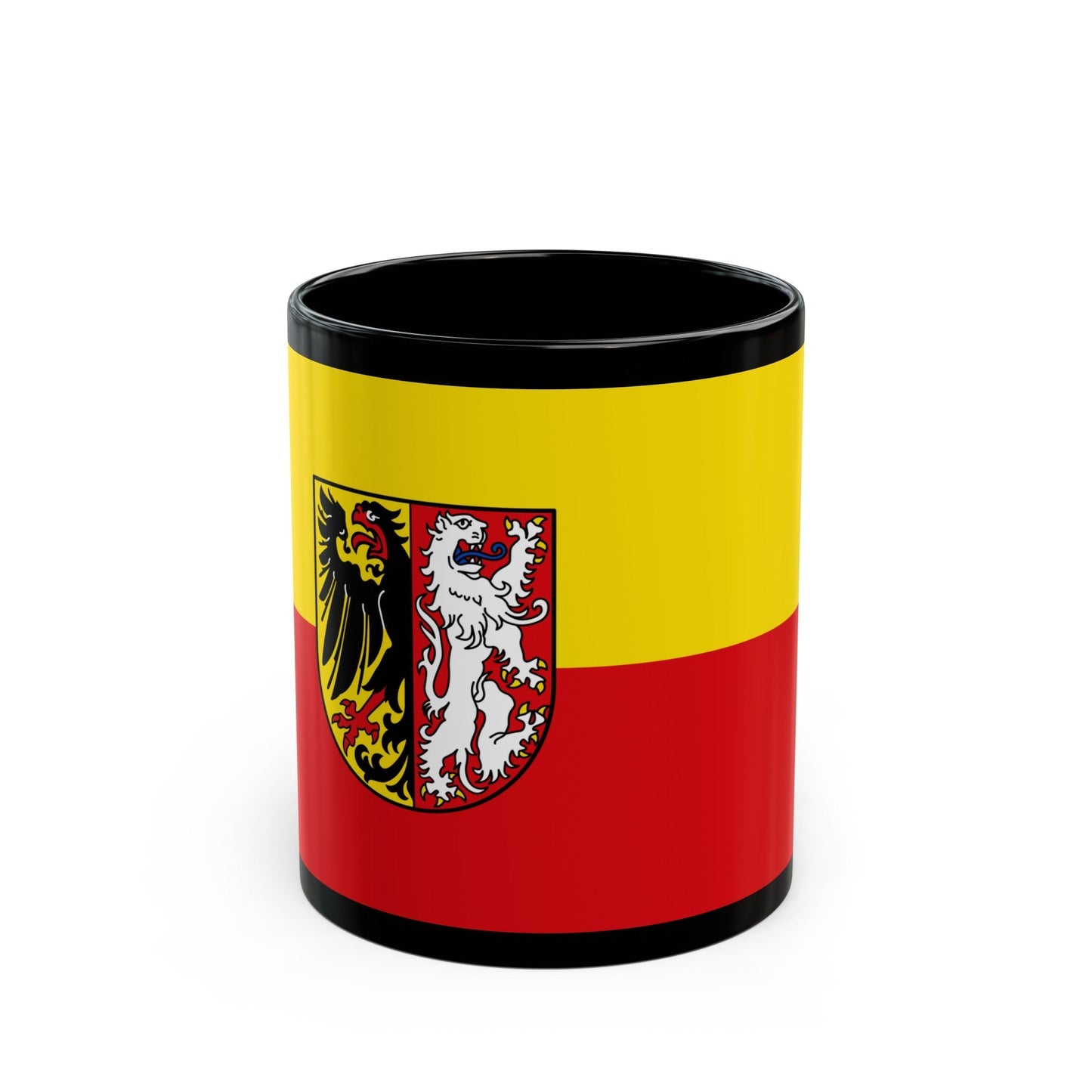 Flag of Goslar Germany - Black Coffee Mug-11oz-The Sticker Space