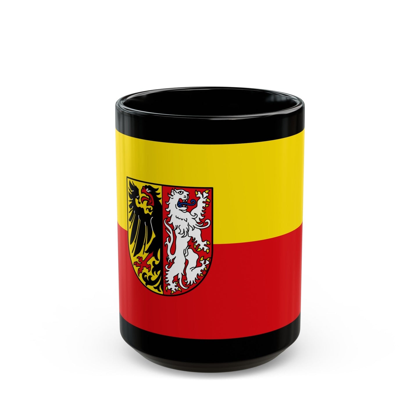 Flag of Goslar Germany - Black Coffee Mug-15oz-The Sticker Space