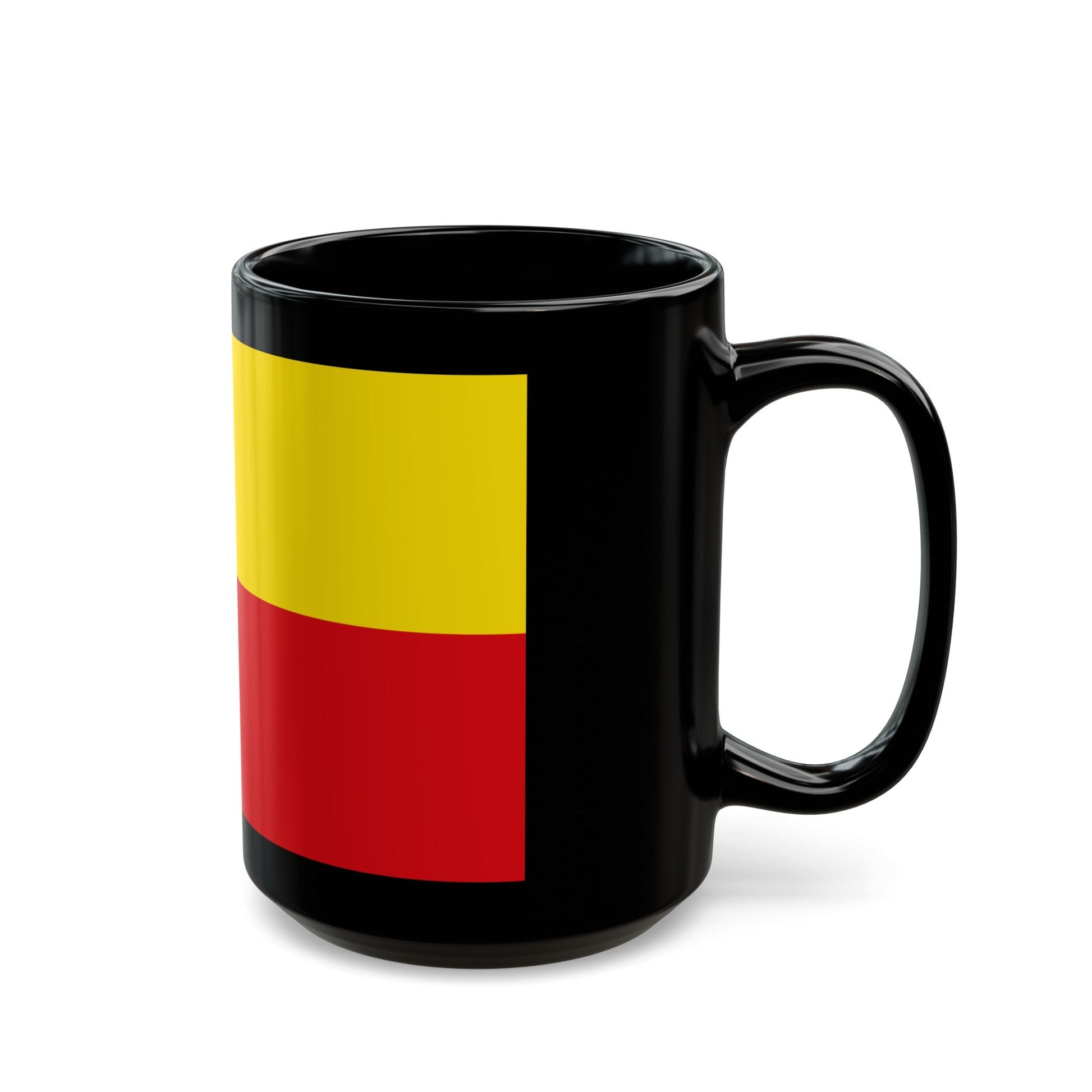 Flag of Goslar Germany - Black Coffee Mug-The Sticker Space