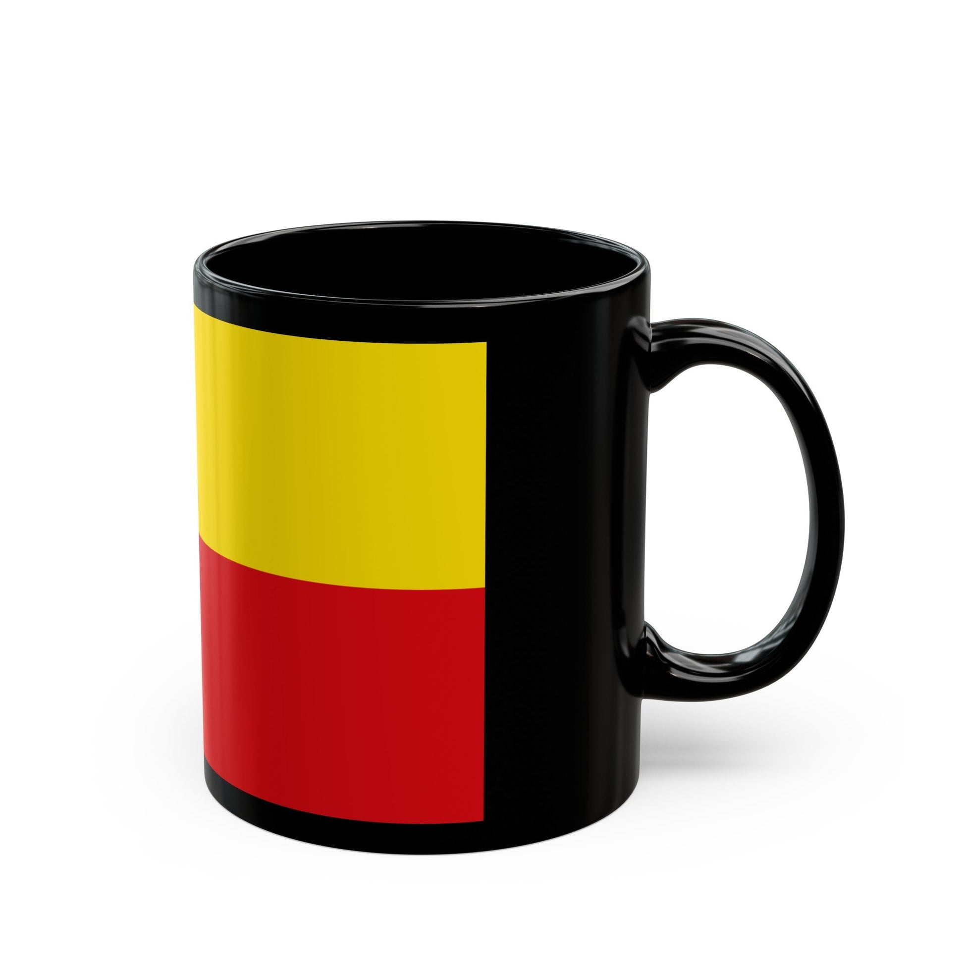 Flag of Goslar Germany - Black Coffee Mug-The Sticker Space