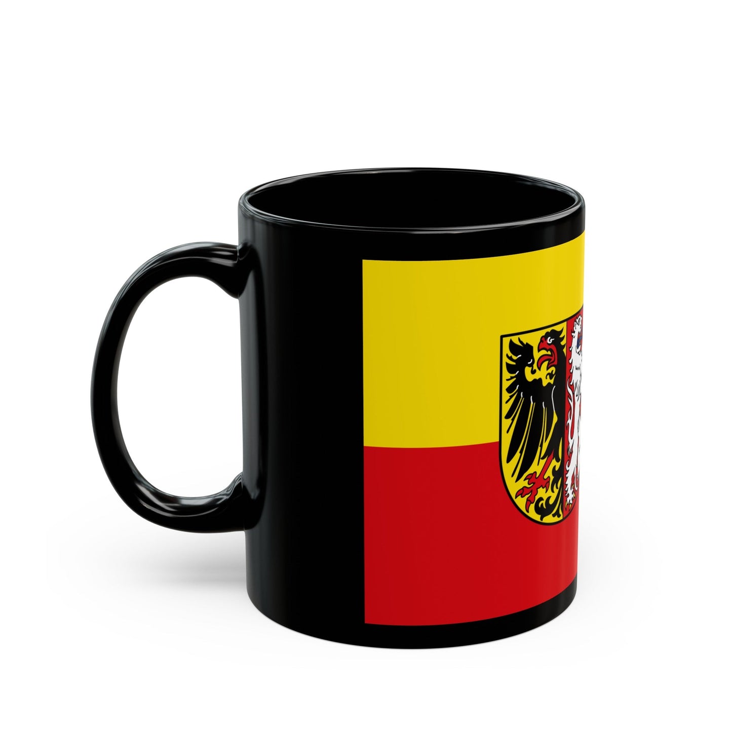 Flag of Goslar Germany - Black Coffee Mug-The Sticker Space