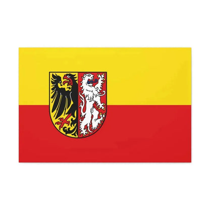 Flag of Goslar Germany - Canvas Wall Art 30" x 20" 1.25" - The Sticker Space