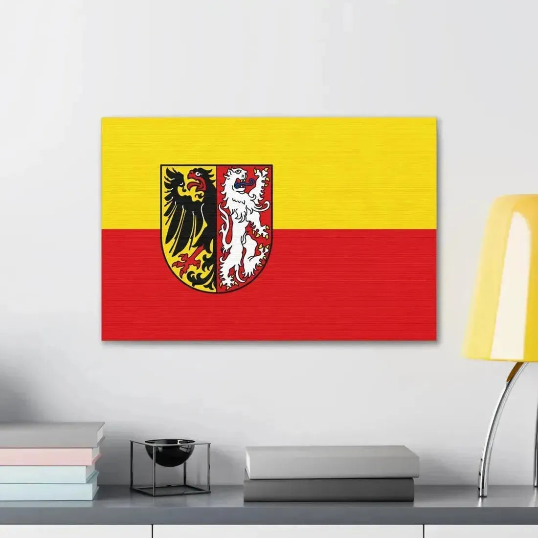 Flag of Goslar Germany - Canvas Wall Art - The Sticker Space