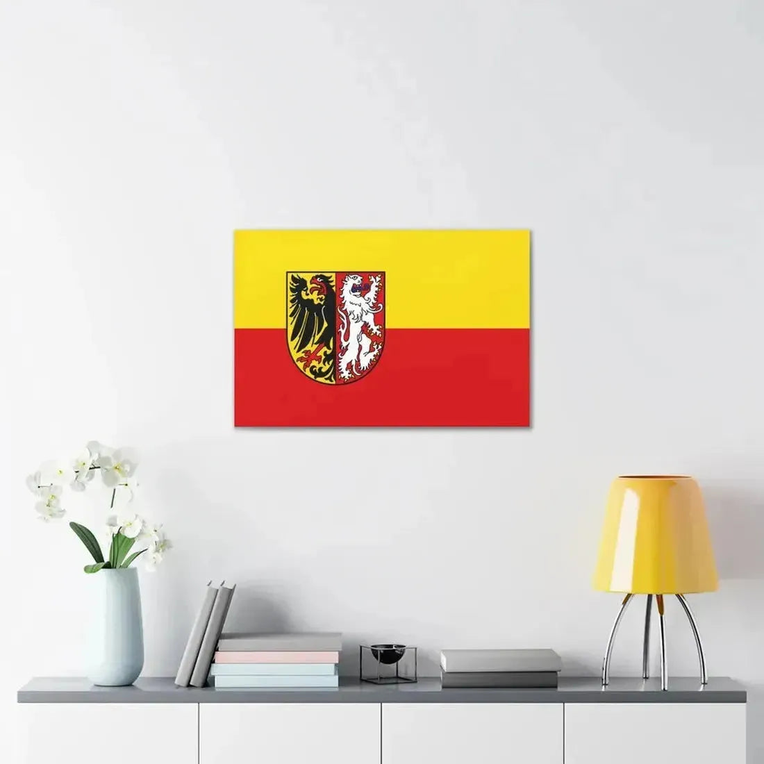 Flag of Goslar Germany - Canvas Wall Art - The Sticker Space