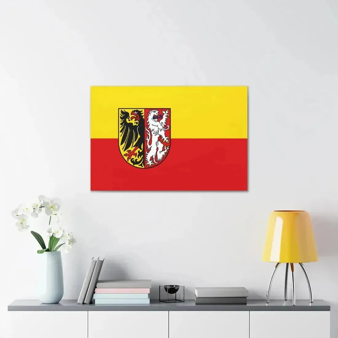 Flag of Goslar Germany - Canvas Wall Art - The Sticker Space