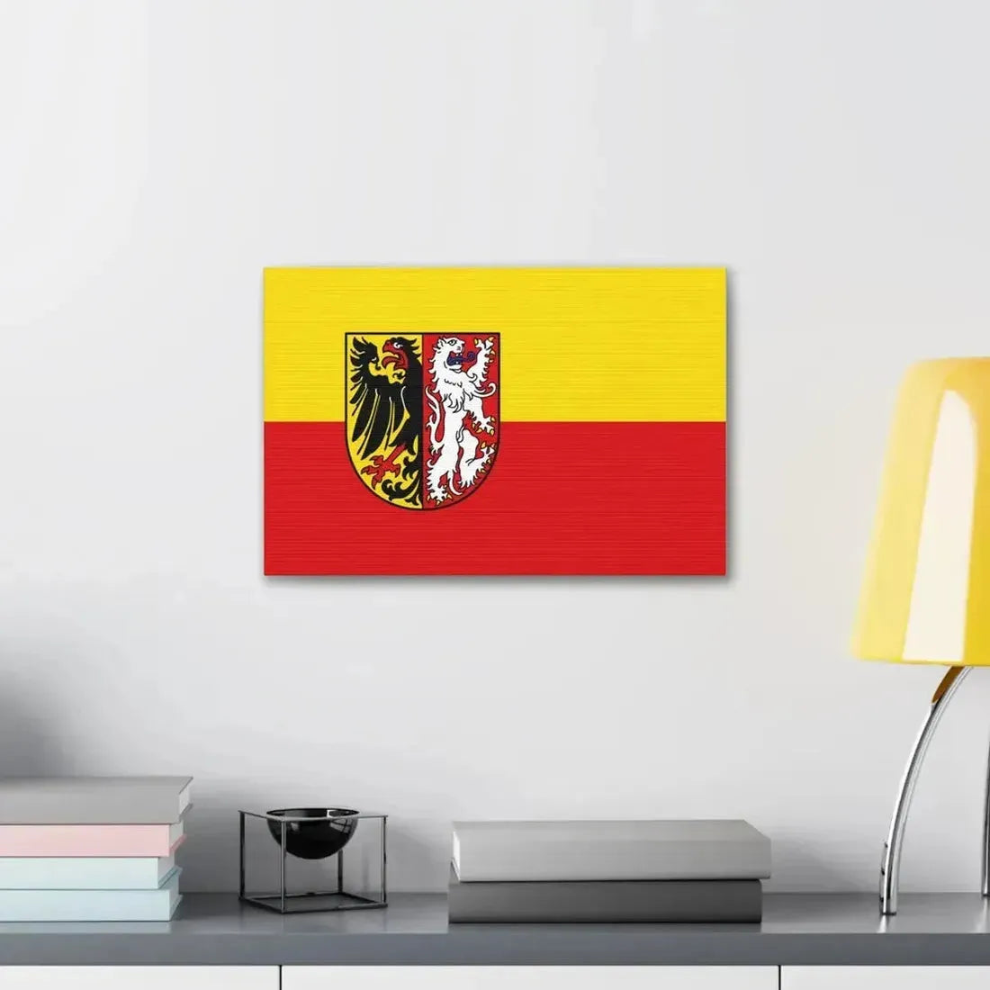 Flag of Goslar Germany - Canvas Wall Art - The Sticker Space