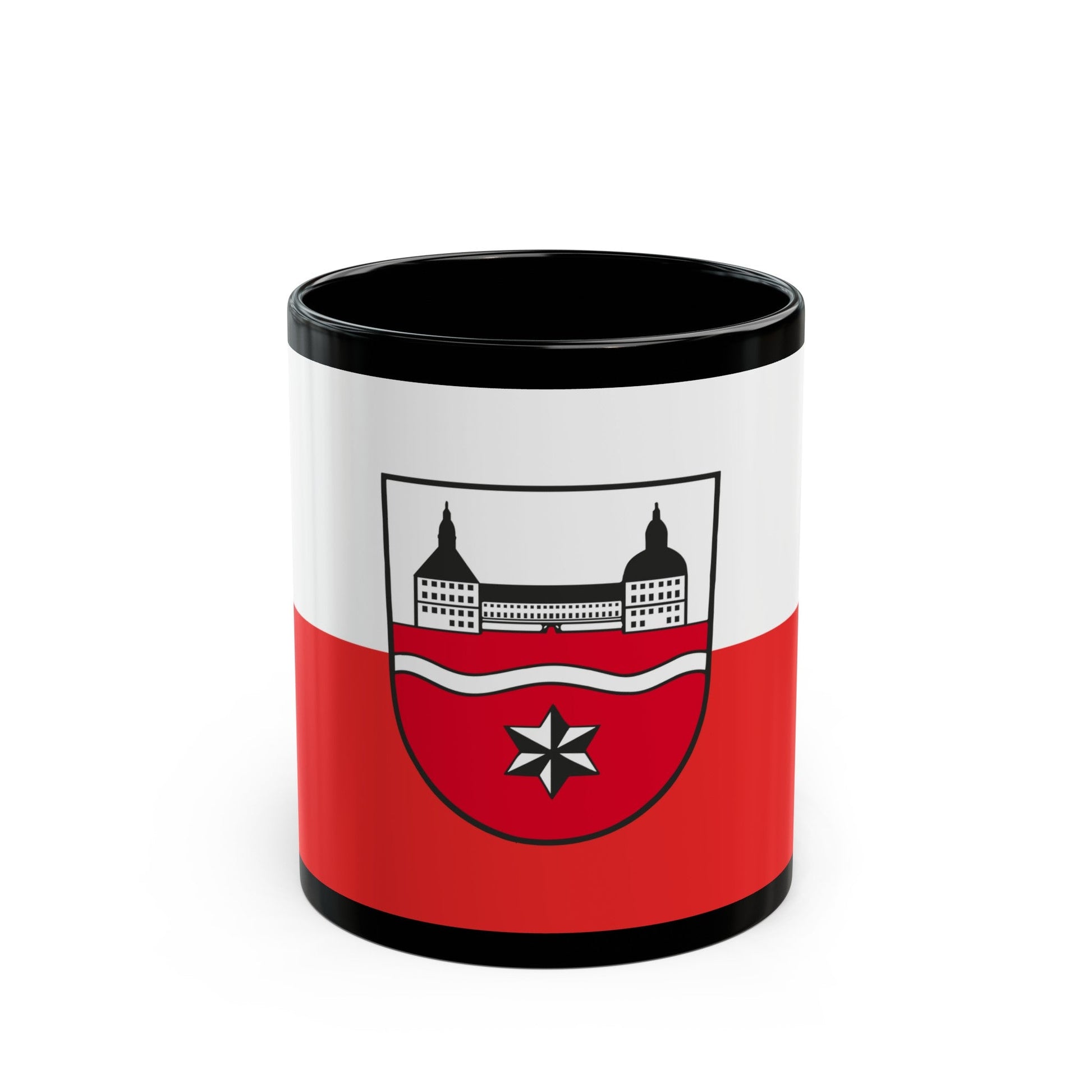 Flag of Gotha Germany - Black Coffee Mug-11oz-The Sticker Space