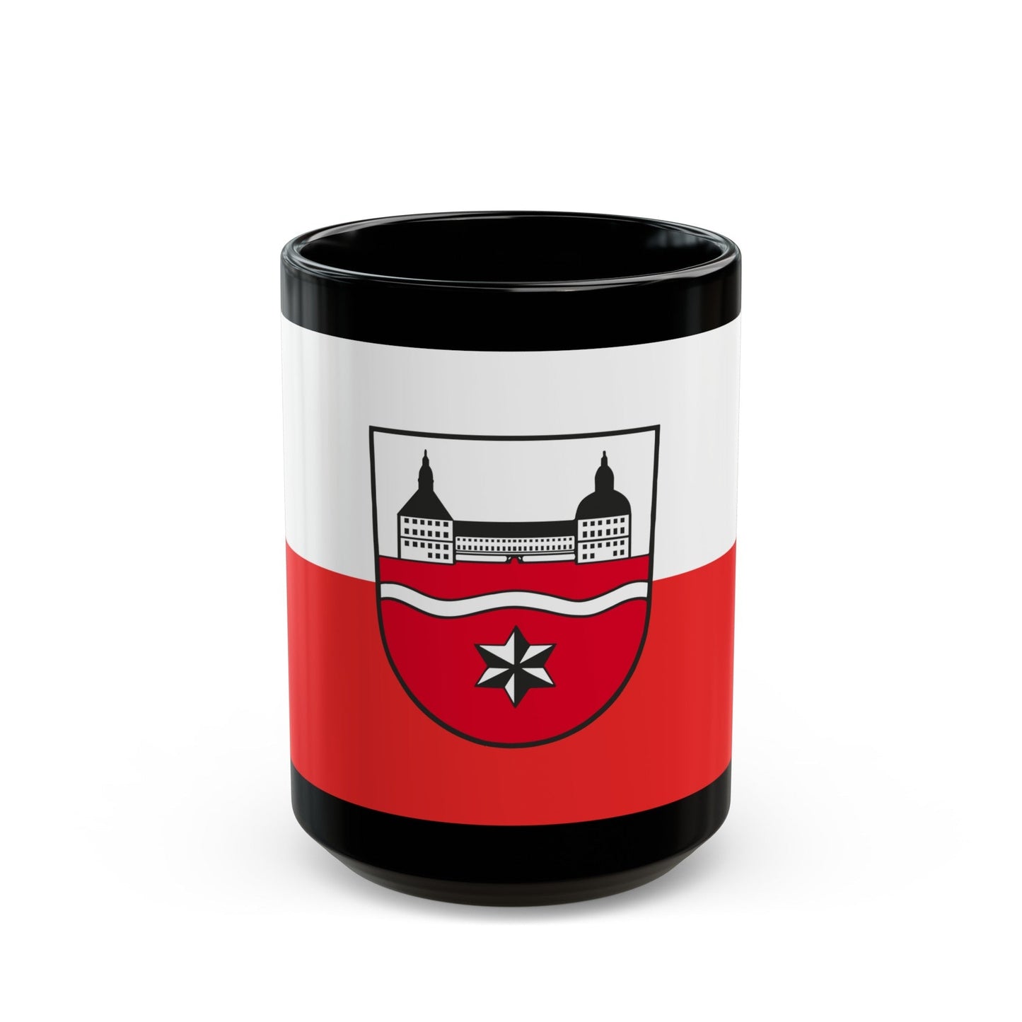 Flag of Gotha Germany - Black Coffee Mug-15oz-The Sticker Space