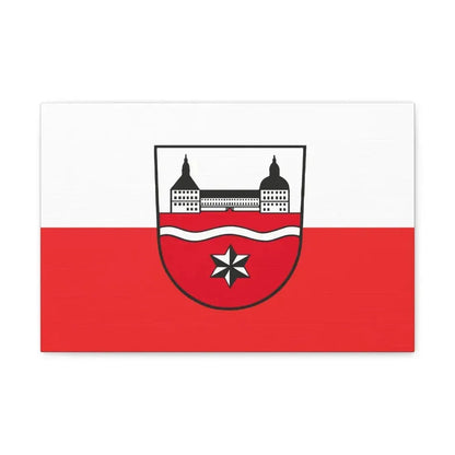 Flag of Gotha Germany - Canvas Wall Art 18″ x 12″ 1.25" - The Sticker Space
