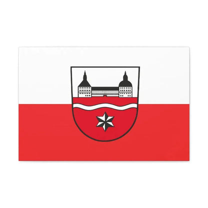 Flag of Gotha Germany - Canvas Wall Art 24″ x 16″ 1.25" - The Sticker Space