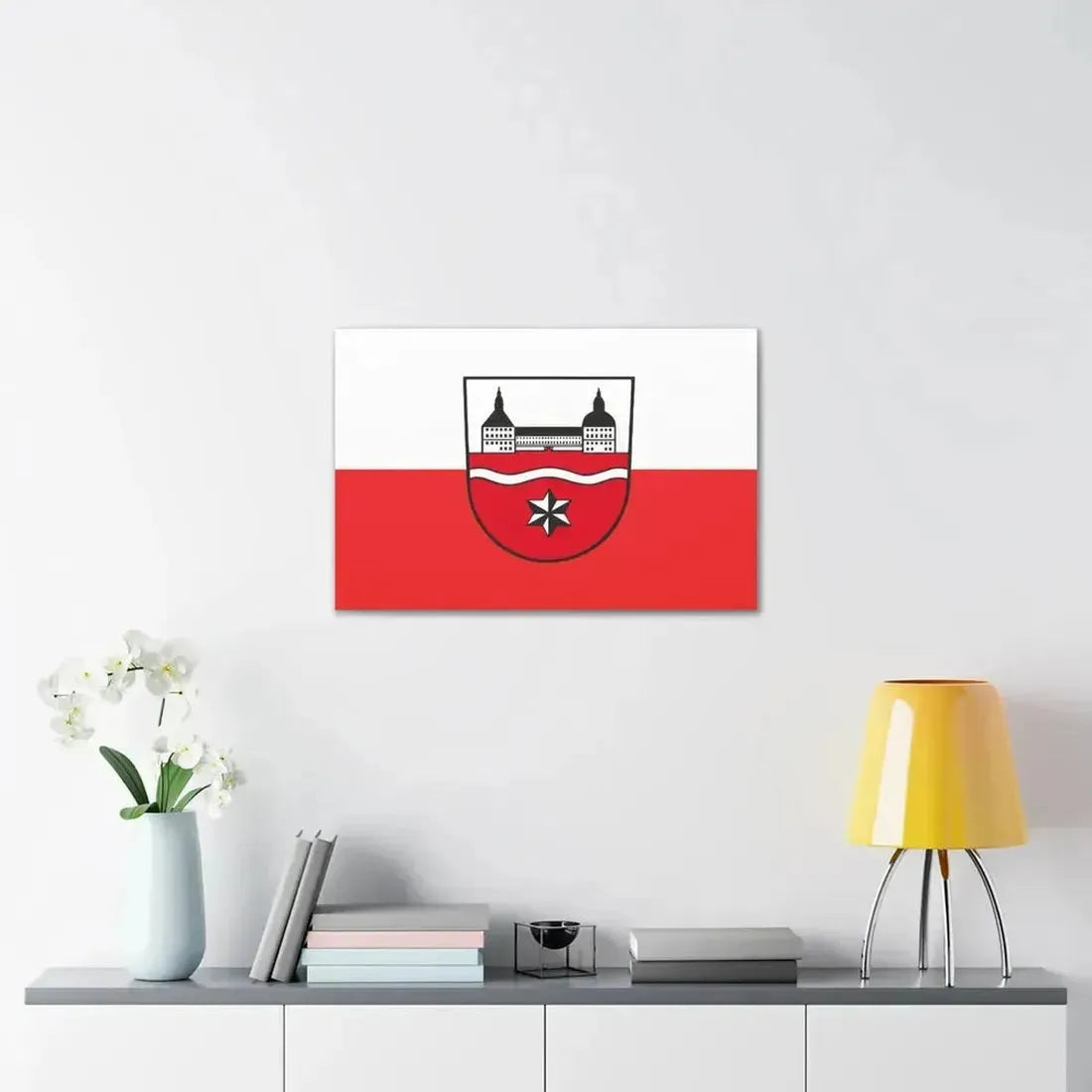 Flag of Gotha Germany - Canvas Wall Art - The Sticker Space