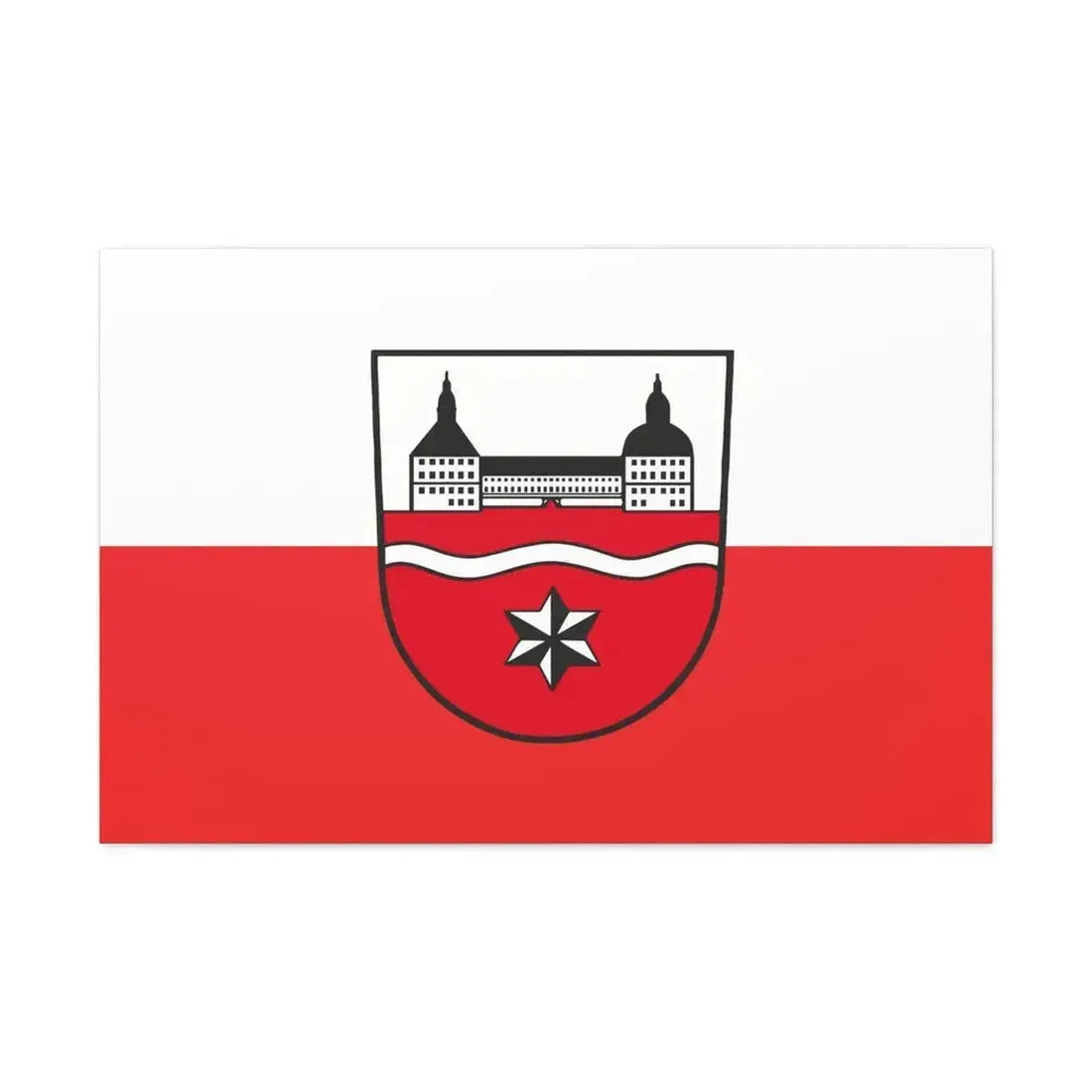 Flag of Gotha Germany - Canvas Wall Art - The Sticker Space