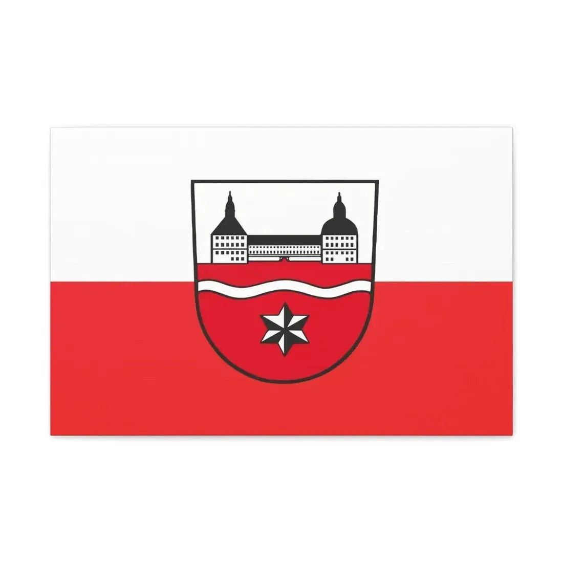 Flag of Gotha Germany - Canvas Wall Art - The Sticker Space