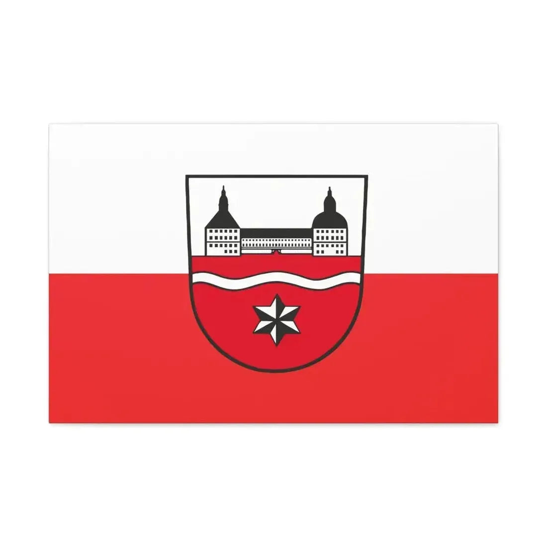Flag of Gotha Germany - Canvas Wall Art - The Sticker Space