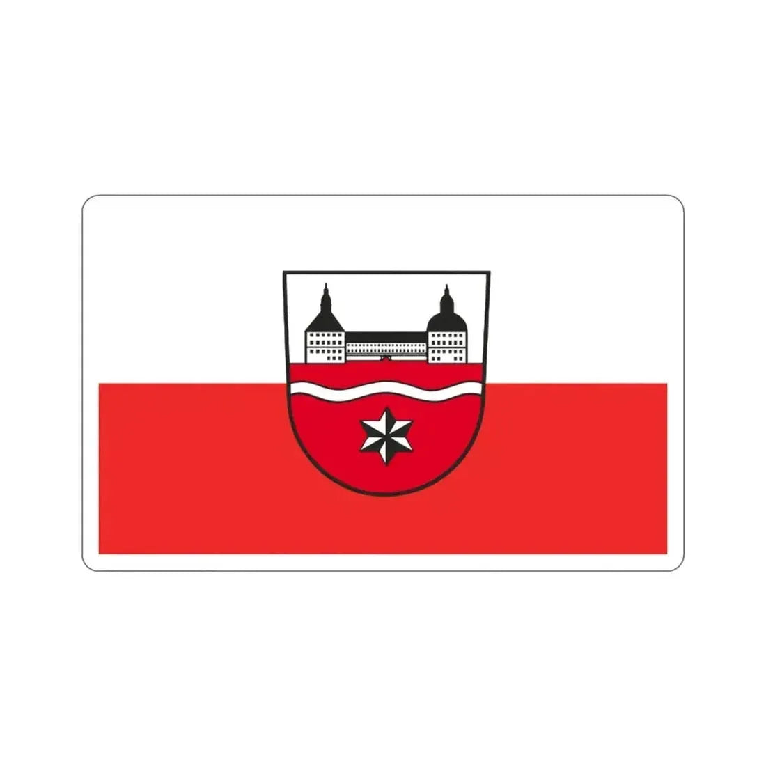 Flag of Gotha Germany STICKER Vinyl Die-Cut Decal 3 Inch - The Sticker Space