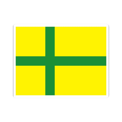 Flag of Gotland (Sweden) STICKER Vinyl Kiss-Cut Decal 2 Inch White - The Sticker Space