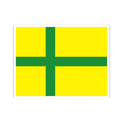 Flag of Gotland (Sweden) STICKER Vinyl Kiss-Cut Decal 4 Inch White - The Sticker Space