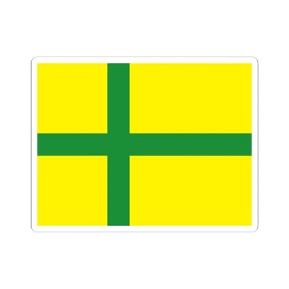 Flag of Gotland (Sweden) STICKER Vinyl Kiss-Cut Decal 6 Inch White - The Sticker Space