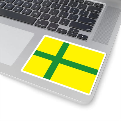 Flag of Gotland (Sweden) STICKER Vinyl Kiss-Cut Decal - The Sticker Space
