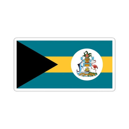 Flag of government ministers of the Bahamas (Bahamas) STICKER Vinyl Kiss-Cut Decal 6 Inch White - The Sticker Space