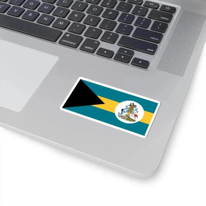 Flag of government ministers of the Bahamas (Bahamas) STICKER Vinyl Kiss-Cut Decal - The Sticker Space