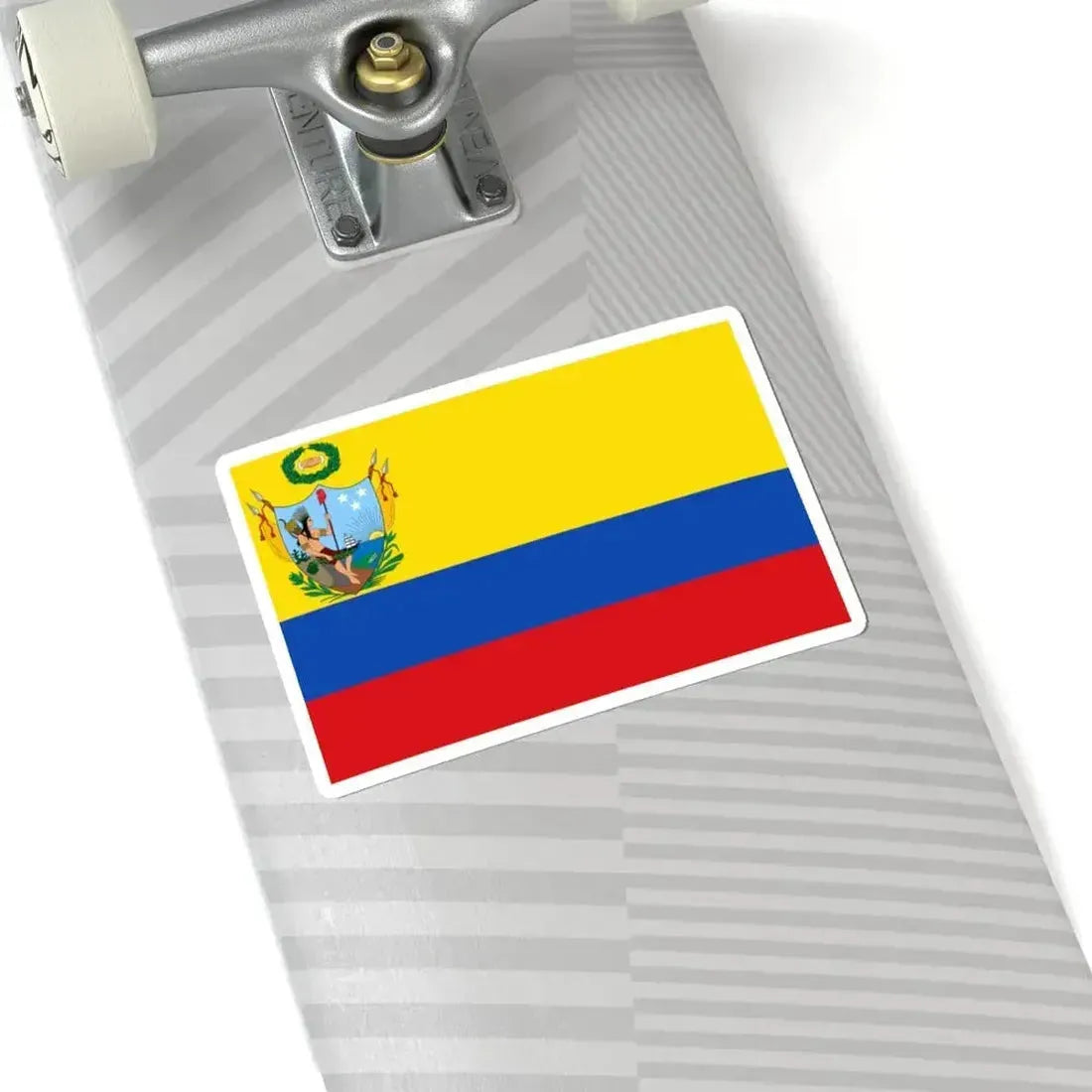 Flag of Gran Colombia 1819-1820 (Colombia) STICKER Vinyl Kiss-Cut Decal - The Sticker Space