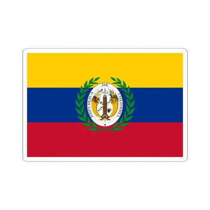 Flag of Gran Colombia (Colombia) STICKER Vinyl Kiss-Cut Decal 2 Inch White - The Sticker Space