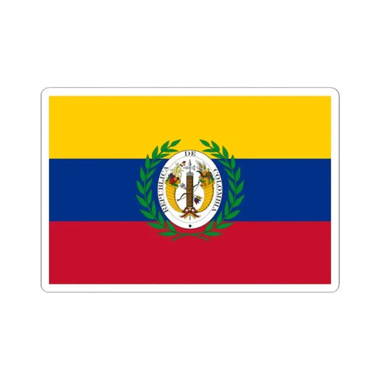 Flag of Gran Colombia (Colombia) STICKER Vinyl Kiss-Cut Decal 2 Inch White - The Sticker Space