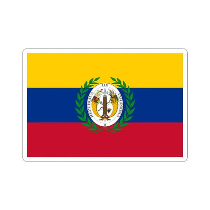 Flag of Gran Colombia (Colombia) STICKER Vinyl Kiss-Cut Decal 3 Inch White - The Sticker Space