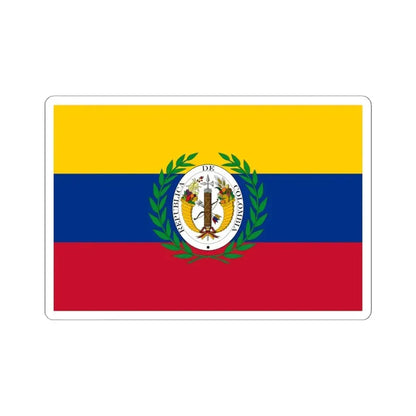 Flag of Gran Colombia (Colombia) STICKER Vinyl Kiss-Cut Decal 6 Inch White - The Sticker Space