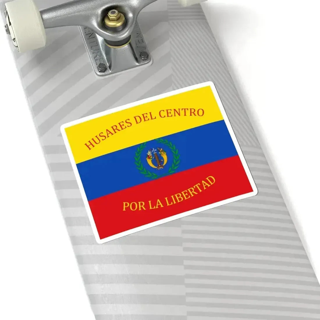 Flag of Gran Colombia Husares del Centro (Colombia) STICKER Vinyl Kiss-Cut Decal - The Sticker Space