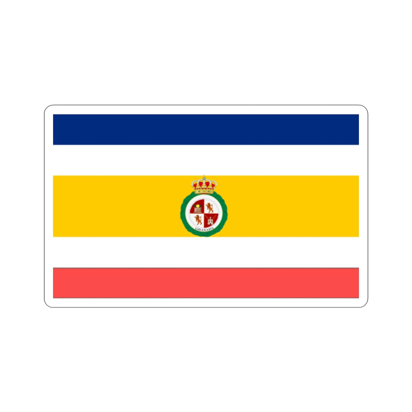 Flag of Granada, Nicaragua STICKER Vinyl Die-Cut Decal-2 Inch-The Sticker Space