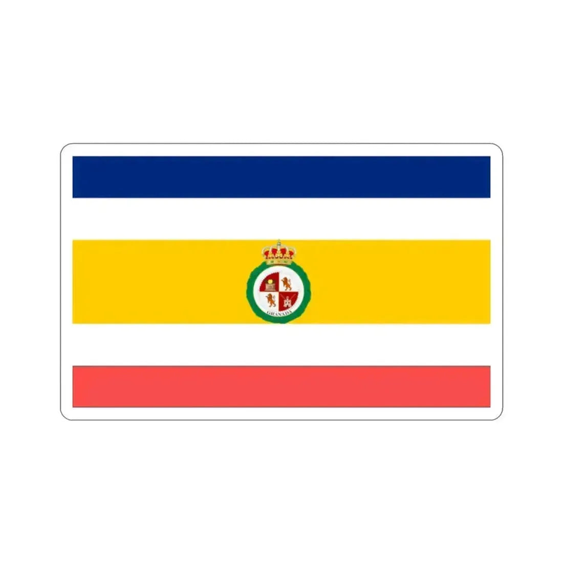 Flag of Granada, Nicaragua STICKER Vinyl Die-Cut Decal 2 Inch - The Sticker Space