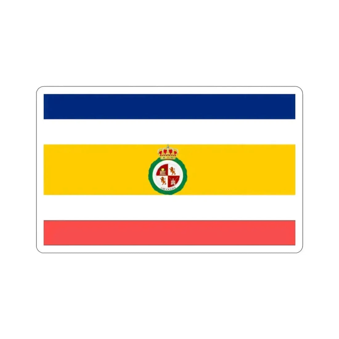 Flag of Granada, Nicaragua STICKER Vinyl Die-Cut Decal 2 Inch - The Sticker Space