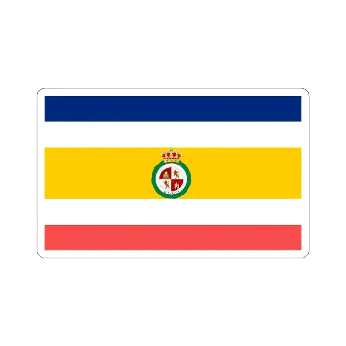 Flag of Granada, Nicaragua STICKER Vinyl Die-Cut Decal 3 Inch - The Sticker Space