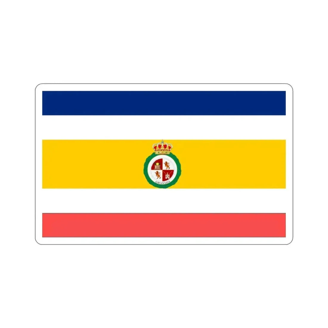 Flag of Granada, Nicaragua STICKER Vinyl Die-Cut Decal 3 Inch - The Sticker Space