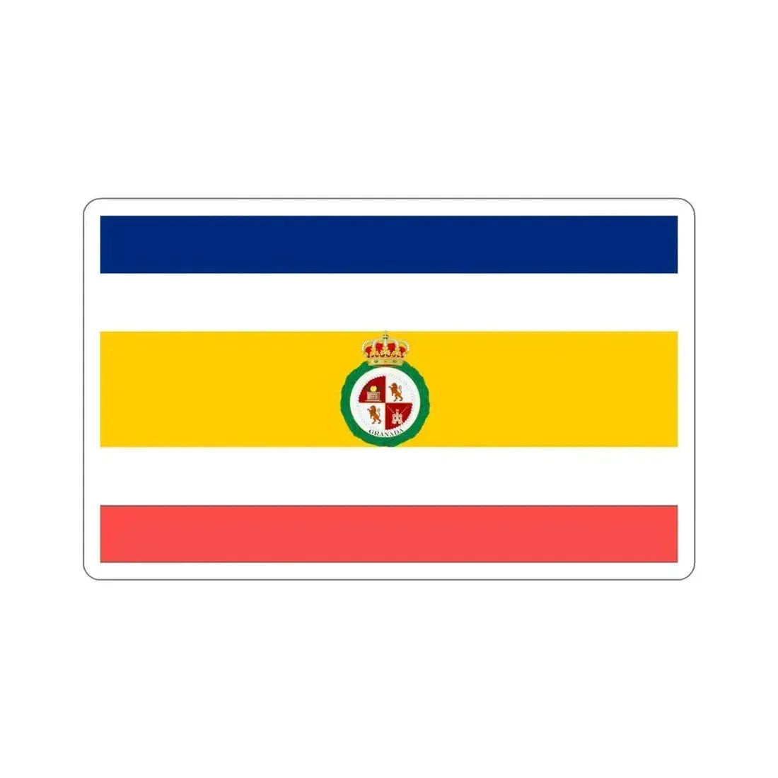 Flag of Granada, Nicaragua STICKER Vinyl Die-Cut Decal 4 Inch - The Sticker Space