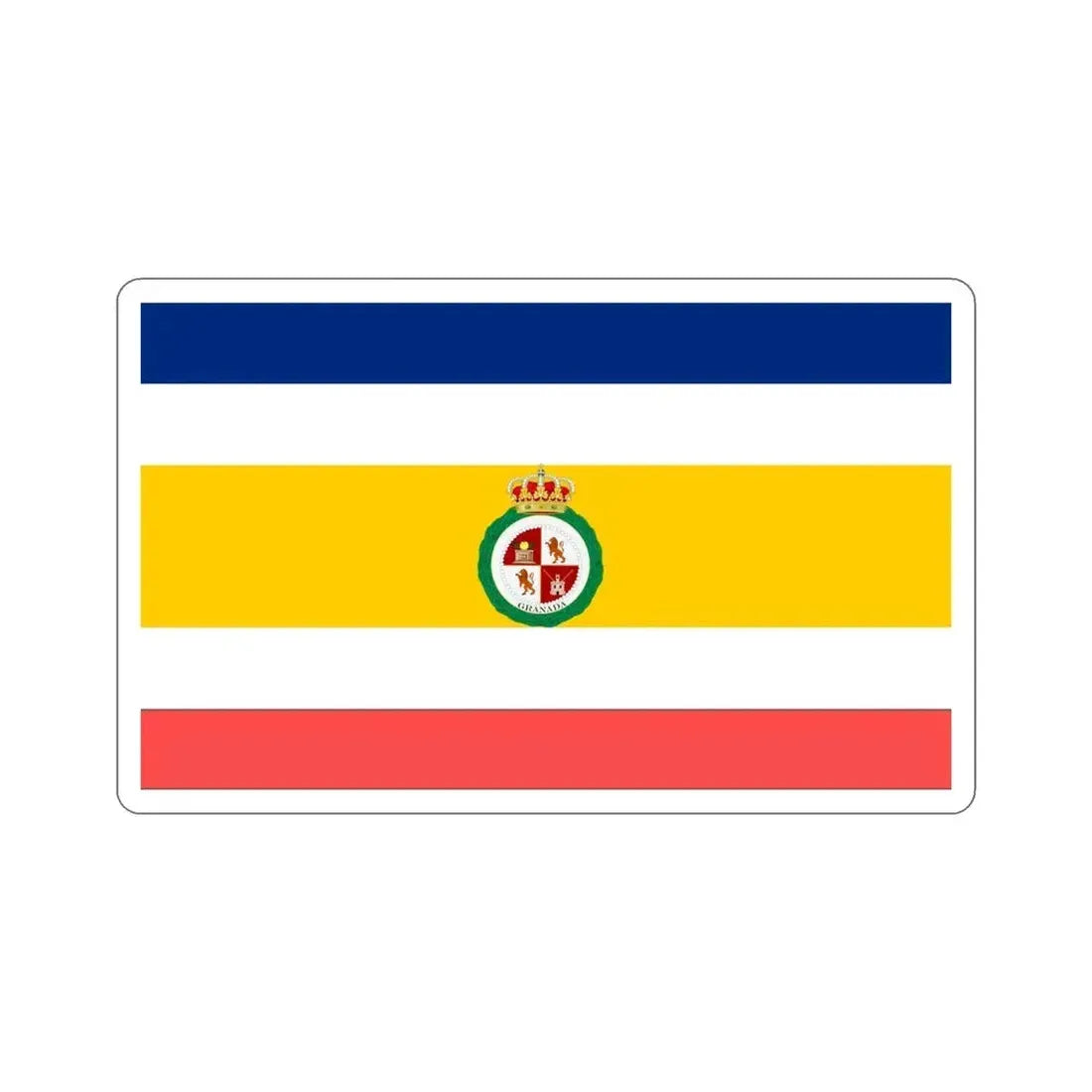 Flag of Granada, Nicaragua STICKER Vinyl Die-Cut Decal 5 Inch - The Sticker Space
