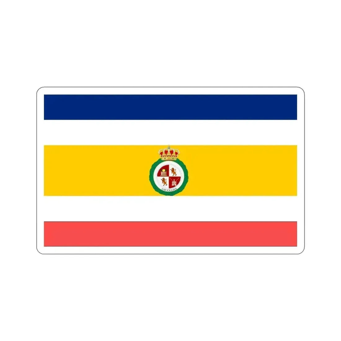 Flag of Granada, Nicaragua STICKER Vinyl Die-Cut Decal - The Sticker Space