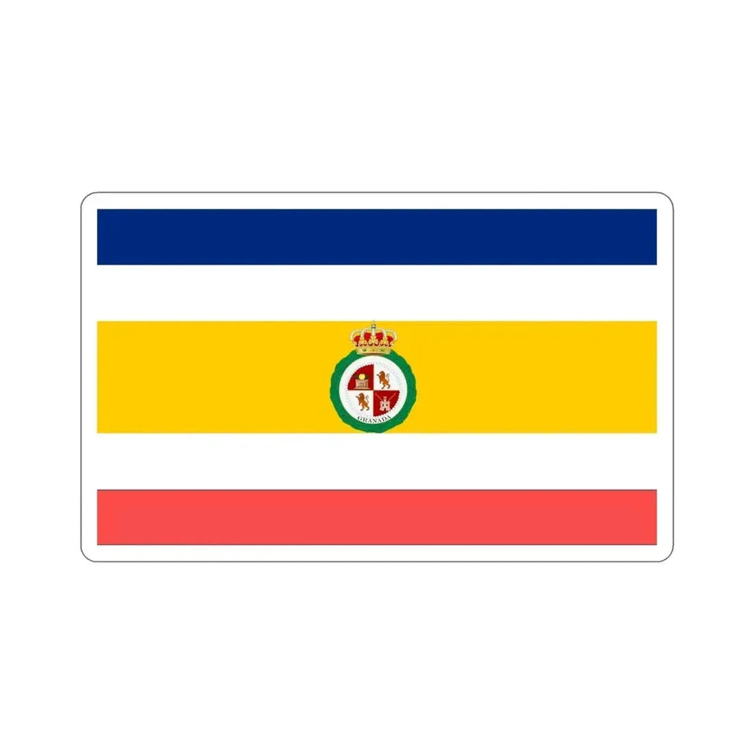 Flag of Granada, Nicaragua STICKER Vinyl Die-Cut Decal - The Sticker Space