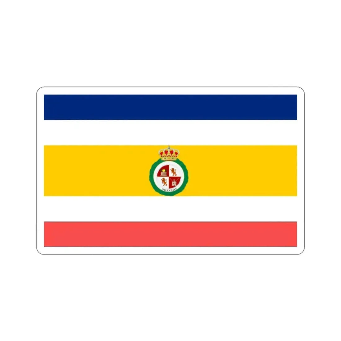 Flag of Granada, Nicaragua STICKER Vinyl Die-Cut Decal - The Sticker Space