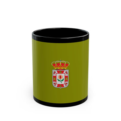 Flag of Granada Spain - Black Coffee Mug-11oz-The Sticker Space