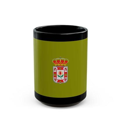 Flag of Granada Spain - Black Coffee Mug-15oz-The Sticker Space