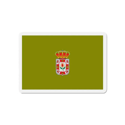Flag of Granada Spain - Refrigerator Magnet 4 Inch - The Sticker Space