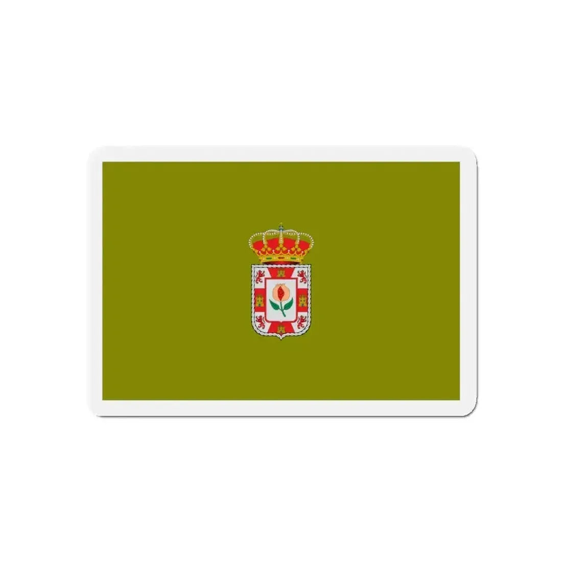 Flag of Granada Spain - Refrigerator Magnet - The Sticker Space