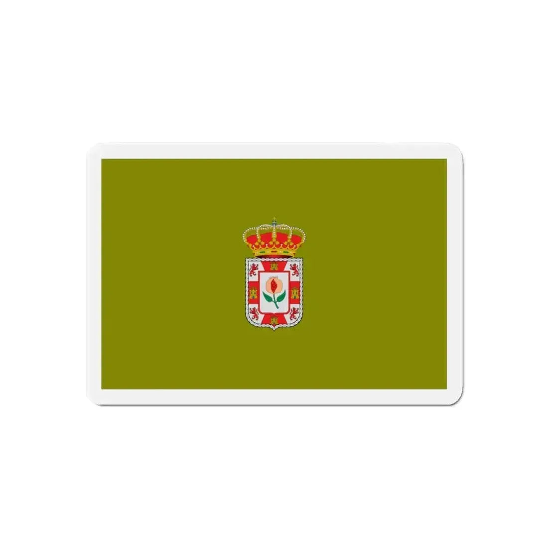 Flag of Granada Spain - Refrigerator Magnet - The Sticker Space