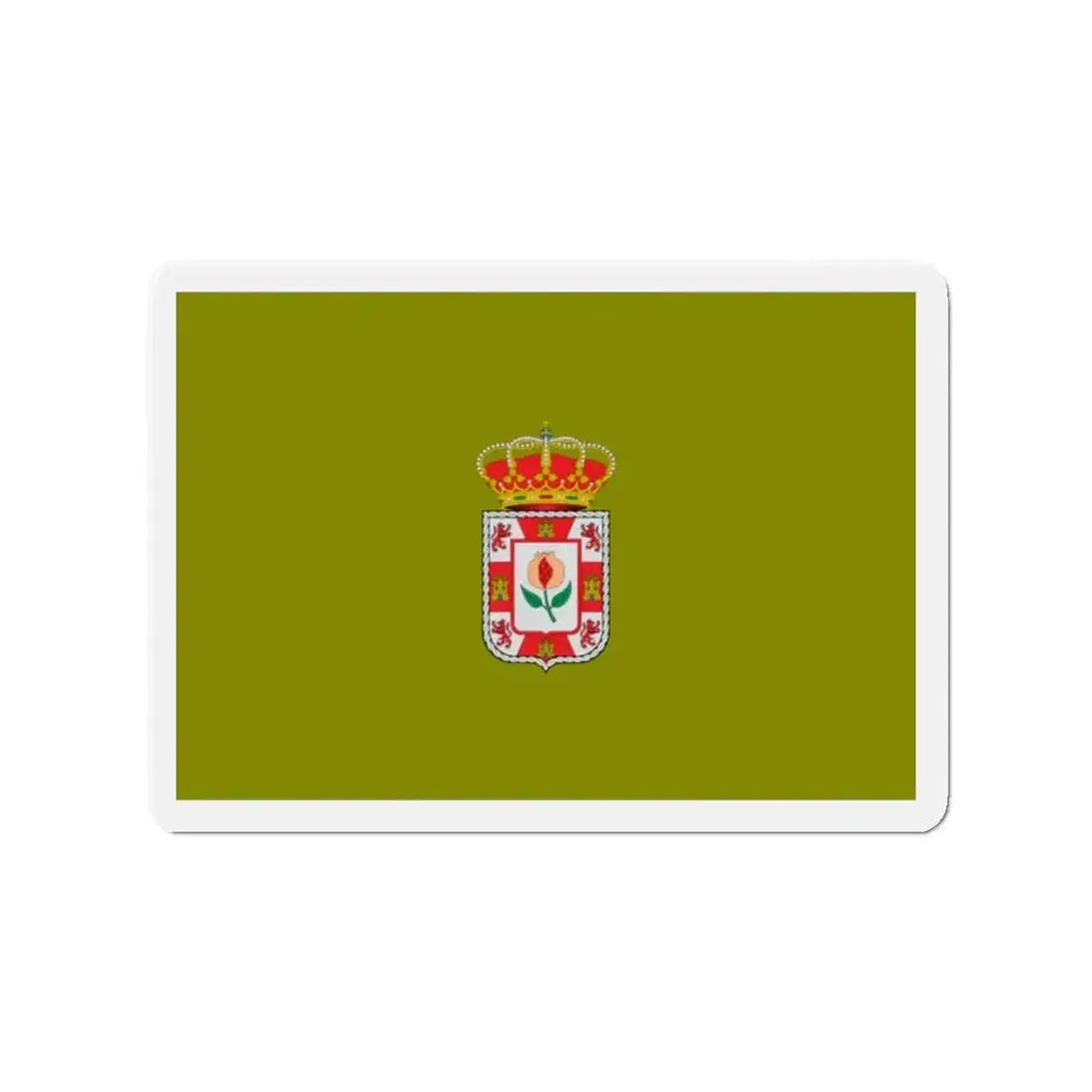 Flag of Granada Spain - Refrigerator Magnet - The Sticker Space