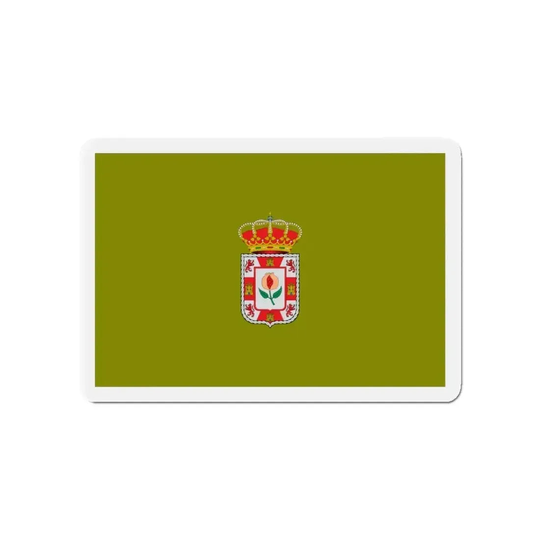 Flag of Granada Spain - Refrigerator Magnet - The Sticker Space
