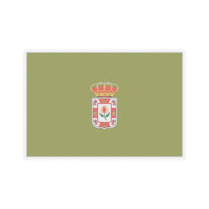Flag of Granada Spain - STICKER Vinyl Kiss-Cut Decal 4 Inch Transparent - The Sticker Space